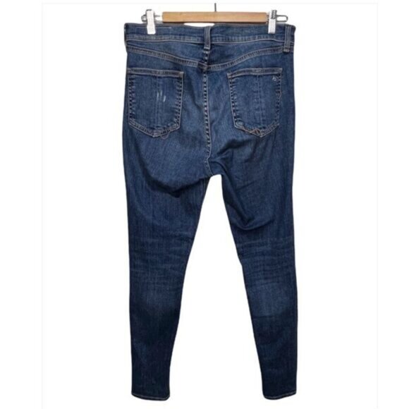 RAG  Bone High Rise Skinny Jeans Size 31 - Picture 8 of 15
